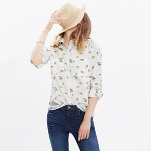 Madewell Cheetah Button Up